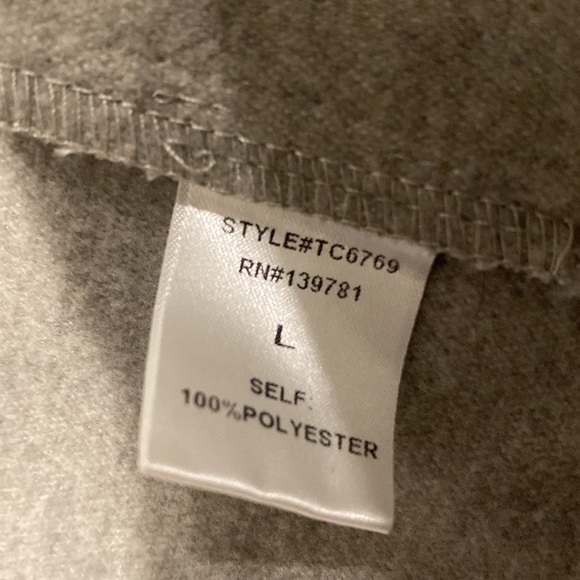 Women’s Felt Drape Front Belted Jacket with pockets - Picture 4 of 6